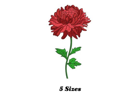 Chrysanthemum Flower Embroidery Design Review