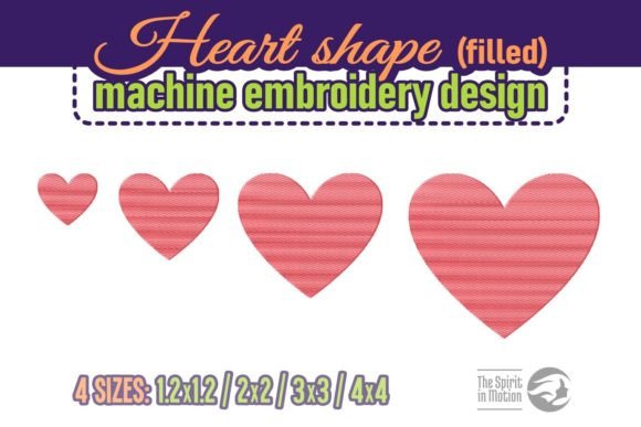 Cute Filled Heart Shape