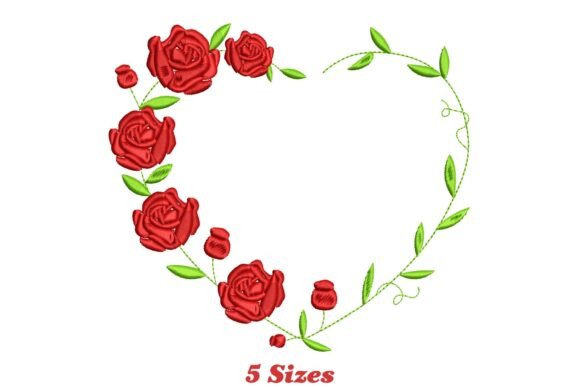 Elegant Heart Shaped Roses