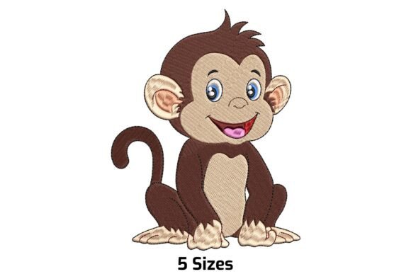 Funny Monkey: A Whimsical Woodland Animal Embroidery Design Review