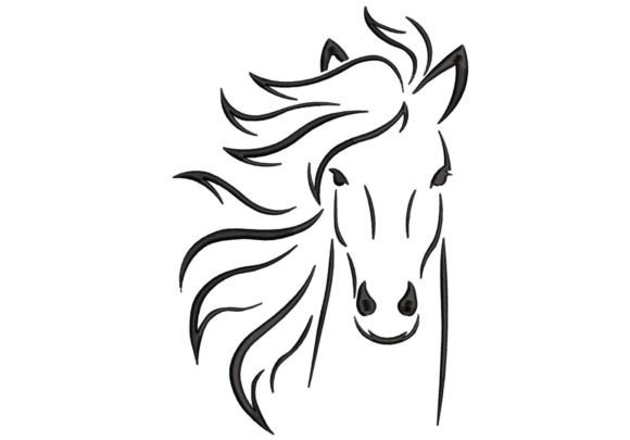 Line Art Horse